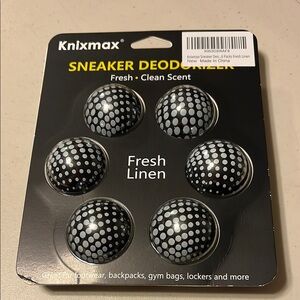Knixmax Sneaker Deodorizer Fresh Linen. 6 pack. Woman men and kids